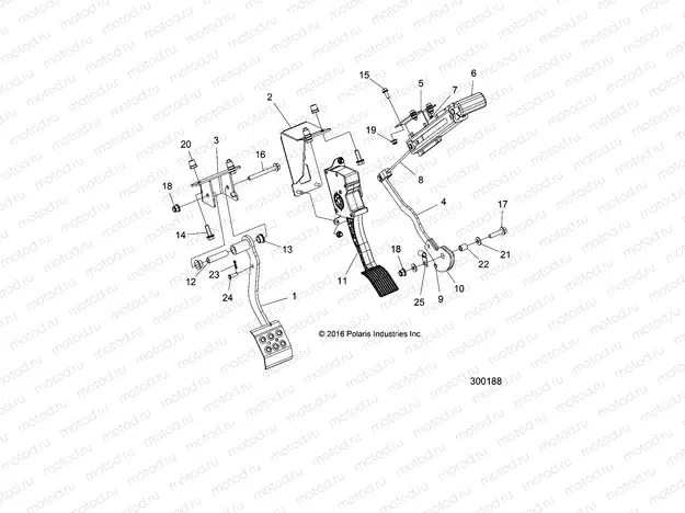 CONTROLS | CONTROLS, PEDALS and PARK BRAKE - L20G2AGALA/DGALA/4AGALA/EA/6AGALA
