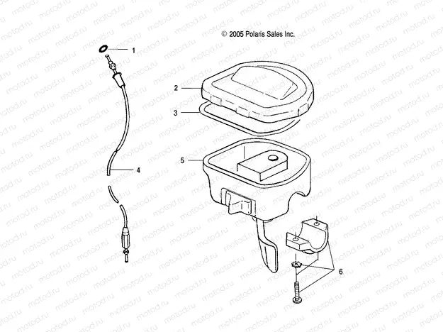 CONTROLS | CONTROLS, THROTTLE ASM./CABLE - A07MH76FA (4999200299920029B06)