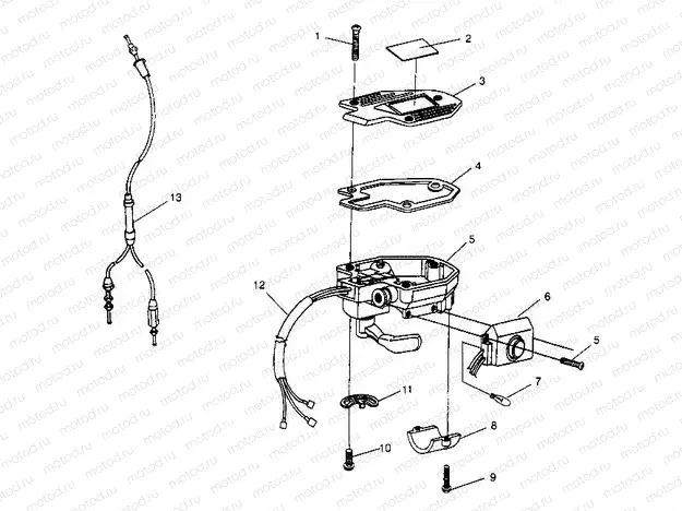 CONTROLS - THROTTLE ASM./CABLE 4x4 300 W948130 (4926762676B010) | CONTROLS - THROTTLE ASM./CABLE 4x4 300 W948130 (4926762676B010)