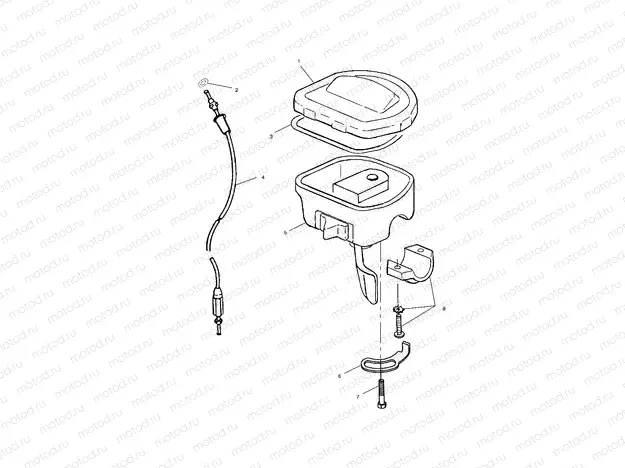 CONTROLS - THROTTLE ASM./CABLE - A01CD32AA (4964026402B012) | CONTROLS - THROTTLE ASM./CABLE - A01CD32AA (4964026402B012)
