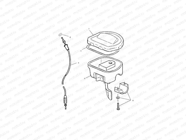 CONTROLS - THROTTLE ASM./CABLE - A01CK32AA (4964086408B006) | CONTROLS - THROTTLE ASM./CABLE - A01CK32AA (4964086408B006)