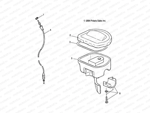 CONTROLS - THROTTLE ASM./CABLE - A05MH68AP (4999609960B11) | CONTROLS - THROTTLE ASM./CABLE - A05MH68AP (4999609960B11)