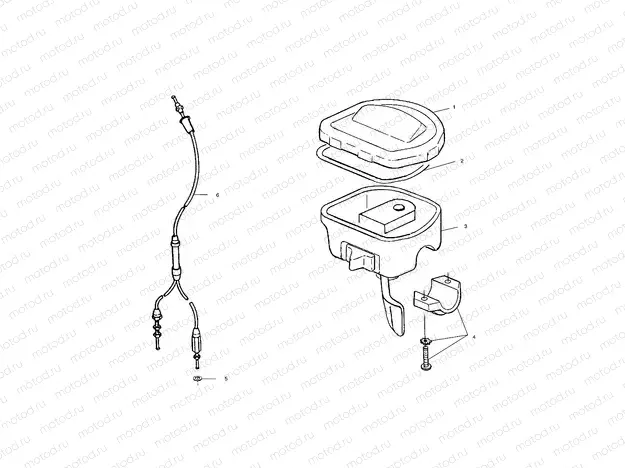 CONTROLS - THROTTLE ASM./CABLE - A99BG38CB (4952505250b011) | CONTROLS - THROTTLE ASM./CABLE - A99BG38CB (4952505250b011)