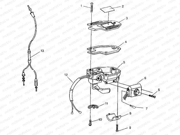 CONTROLS - THROTTLE ASM./CABLE SWEDISH 4x4 400L S948140 (4926912691B012) | CONTROLS - THROTTLE ASM./CABLE SWEDISH 4x4 400L S948140 (4926912691B012)