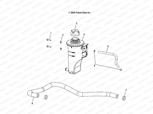 COOLANT BOTTLE - W045304CA/IA/CB/IB/CC/IC (4990559055D07) | COOLANT BOTTLE - W045304CA/IA/CB/IB/CC/IC (4990559055D07)