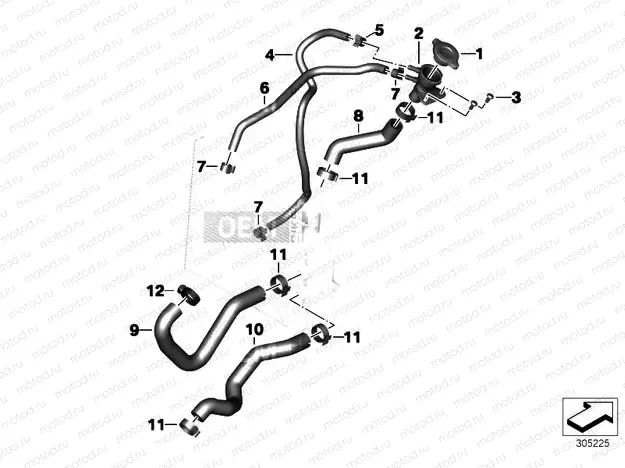 Coolant lines