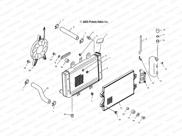 COOLING - A04GJ50AA/AB/AC/AD (4986168616A11) | COOLING - A04GJ50AA/AB/AC/AD (4986168616A11)