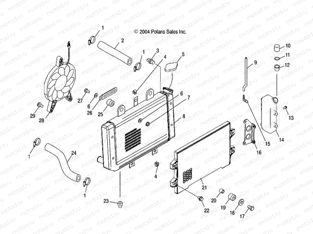 COOLING - A05GJ50AA/AB/AC (4995119511A11) | COOLING - A05GJ50AA/AB/AC (4995119511A11)
