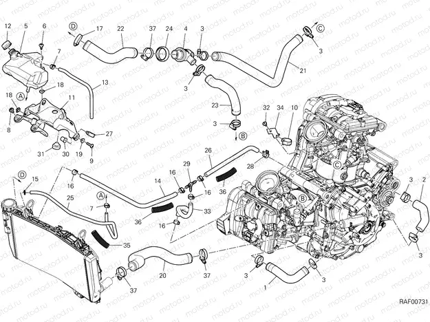 COOLING CIRCUIT [MOD:M937]