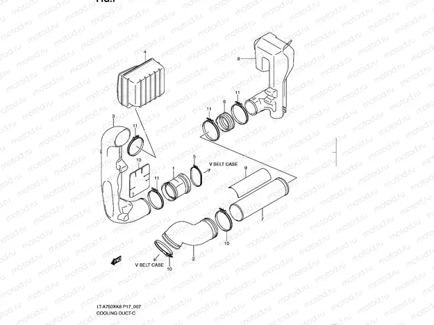 COOLING DUCT
