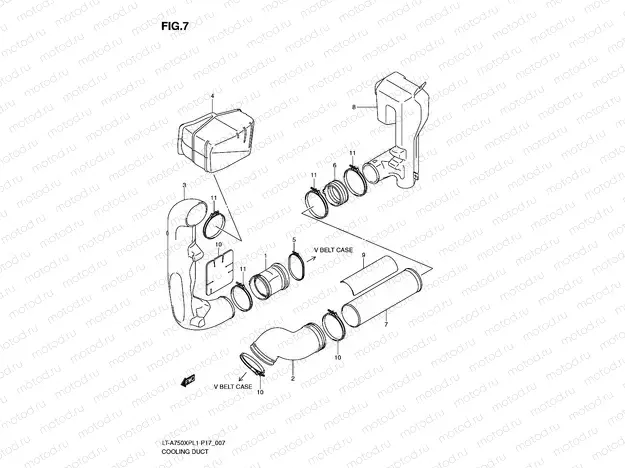 COOLING DUCT