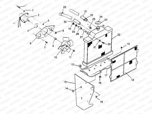 COOLING SYSTEM 2x4 400L W947540 (4926752675A009) | COOLING SYSTEM 2x4 400L W947540 (4926752675A009)