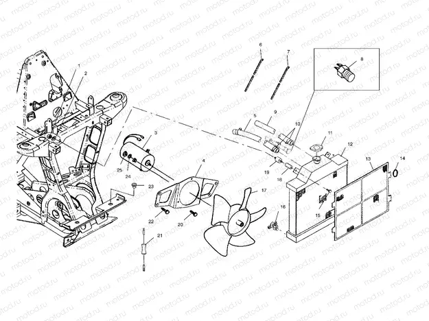 COOLING SYSTEM - A00CG38CA (4954875487A010) | COOLING SYSTEM - A00CG38CA (4954875487A010)