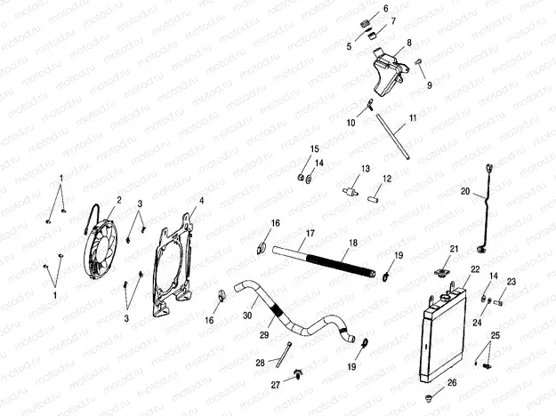 COOLING SYSTEM - A01BA50AB (4963716371A008) | COOLING SYSTEM - A01BA50AB (4963716371A008)