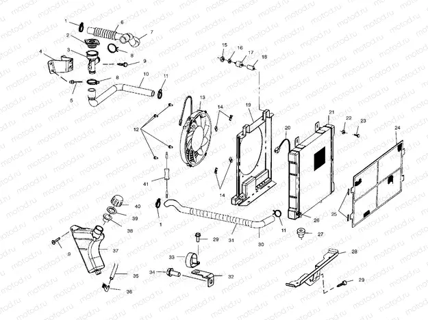 COOLING SYSTEM - A01CD50AA (4964196419A009) | COOLING SYSTEM - A01CD50AA (4964196419A009)