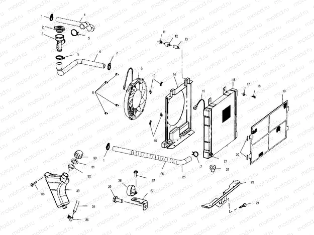 COOLING SYSTEM - A02CK42AA/AB (4970327032A09) | COOLING SYSTEM - A02CK42AA/AB (4970327032A09)