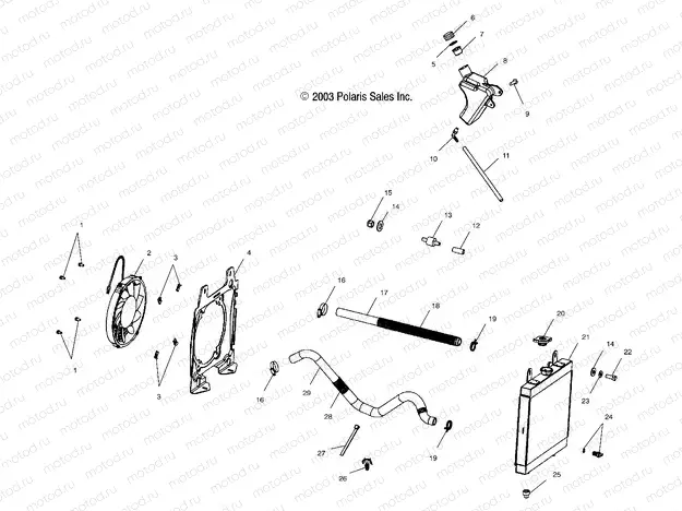 COOLING SYSTEM - A04BG50AA/FA (4986228622A07) | COOLING SYSTEM - A04BG50AA/FA (4986228622A07)