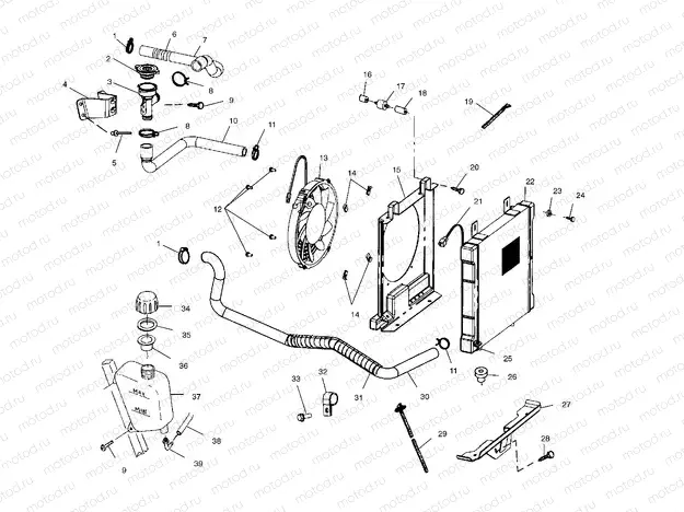 COOLING SYSTEM - A04CH42AA/AE/AG (4986068606A10) | COOLING SYSTEM - A04CH42AA/AE/AG (4986068606A10)