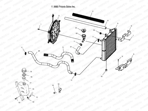 COOLING SYSTEM - A04CH50AO/AQ/AR/AS/AT/AV/AW/AX (4987288728A12) | COOLING SYSTEM - A04CH50AO/AQ/AR/AS/AT/AV/AW/AX (4987288728A12)