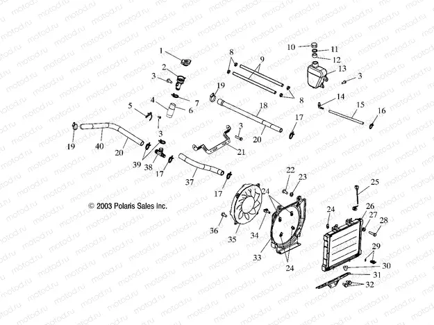 COOLING SYSTEM - A04CH68AC/AF/AH/AJ/AT/AV (4975557555A10) | COOLING SYSTEM - A04CH68AC/AF/AH/AJ/AT/AV (4975557555A10)