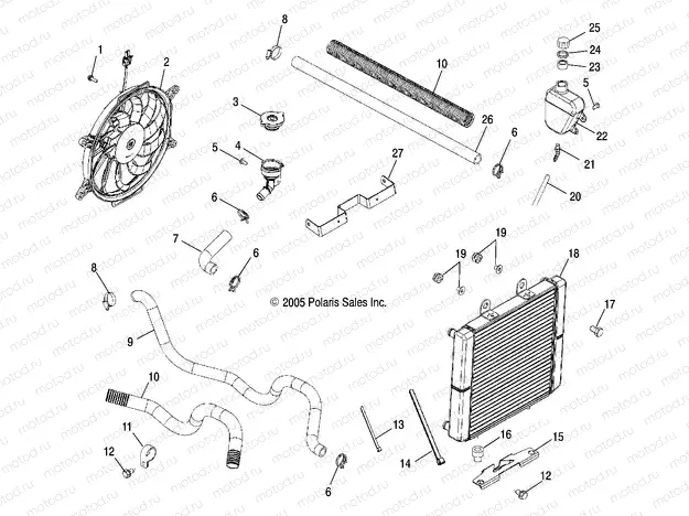 COOLING SYSTEM - A05MH42AB/AG/AH (4999200139920013A10) | COOLING SYSTEM - A05MH42AB/AG/AH (4999200139920013A10)