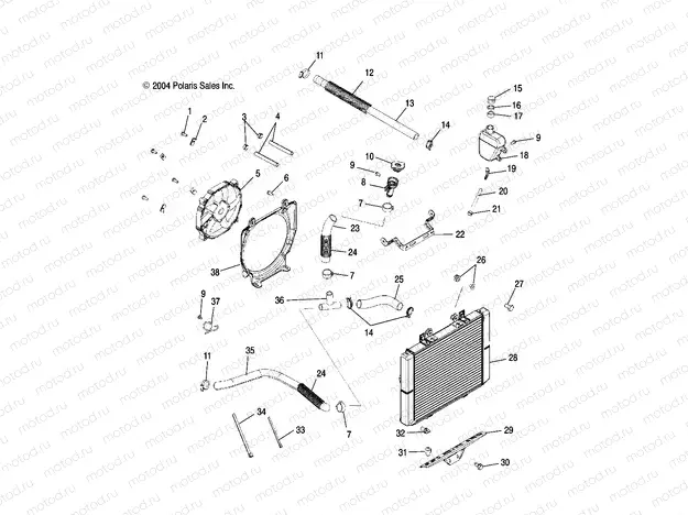 COOLING SYSTEM - A05MH68AP (4999609960B01) | COOLING SYSTEM - A05MH68AP (4999609960B01)
