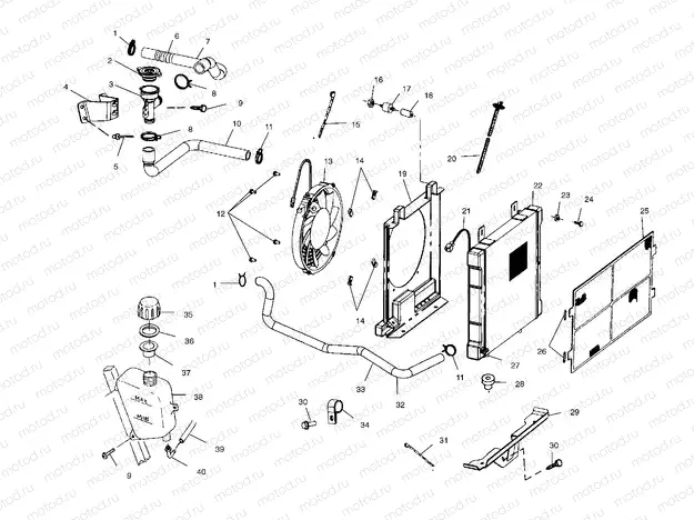 COOLING SYSTEM - A10CH46CA (4964376437A009) | COOLING SYSTEM - A10CH46CA (4964376437A009)