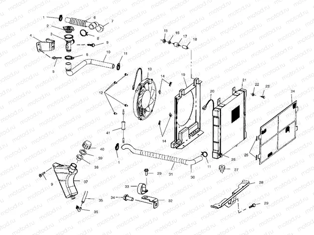 COOLING SYSTEM - C10CD50AA (4977417741A10) | COOLING SYSTEM - C10CD50AA (4977417741A10)