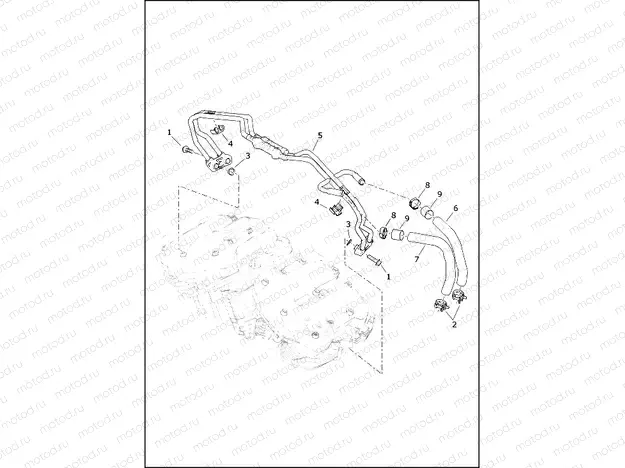 COOLING SYSTEM, ENGINE, TWIN-COOLEDâ¢