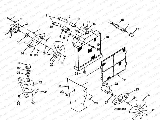 COOLING SYSTEM Magnum 2X4 W967544 (4936033603A009) | COOLING SYSTEM Magnum 2X4 W967544 (4936033603A009)