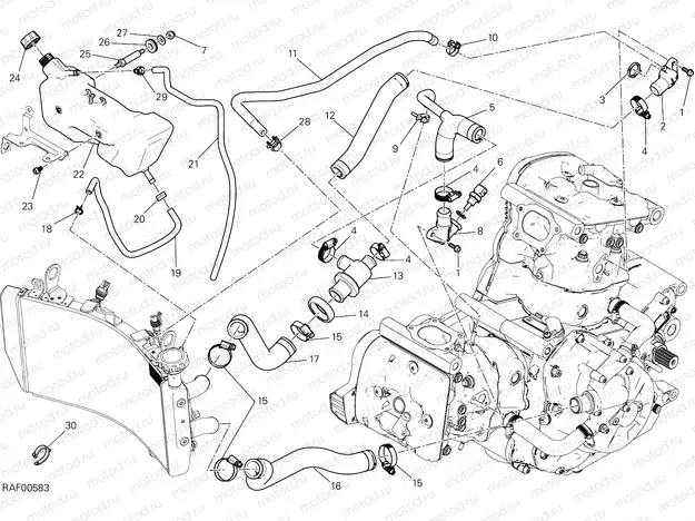 COOLING SYSTEM [MOD:M 1200]