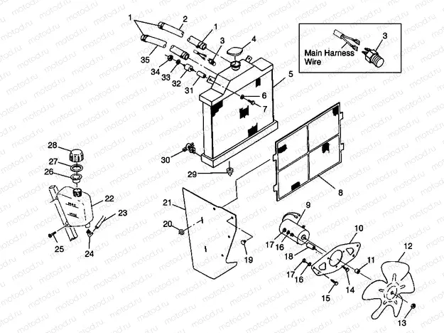 COOLING SYSTEM - N98AC42D (4945214521A011) | COOLING SYSTEM - N98AC42D (4945214521A011)
