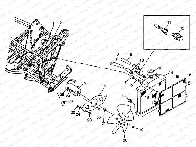 COOLING SYSTEM Sport 400L W98BA38C (4947234723C004) | COOLING SYSTEM Sport 400L W98BA38C (4947234723C004)