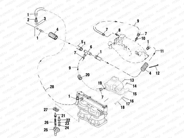 COOLING SYSTEM - W025197D/W025197I (4971297129B08) | COOLING SYSTEM - W025197D/W025197I (4971297129B08)