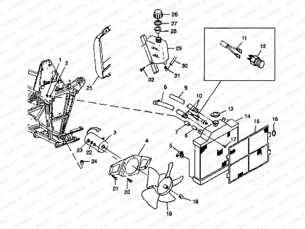 COOLING SYSTEM - W98BC50A (4944994499a009) | COOLING SYSTEM - W98BC50A (4944994499a009)