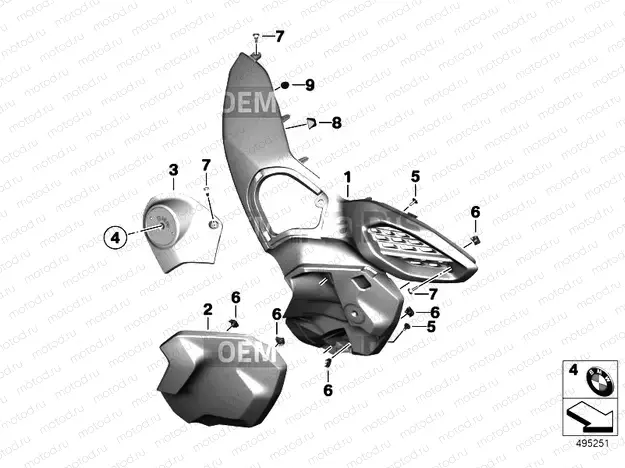COVER FOR INTAKE SNORKEL