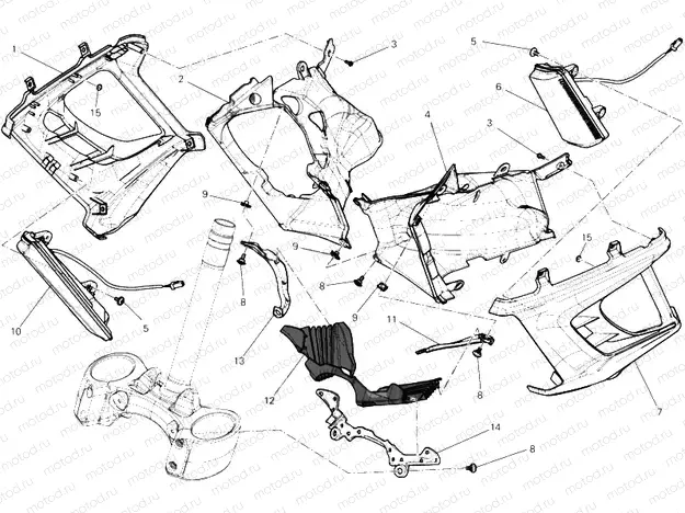COVER, RADIATOR » COOLING SYSTEM