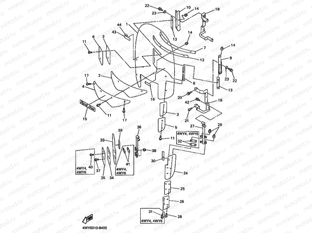 Cowling 1 (4WY2, 4WY4, 4WY6)