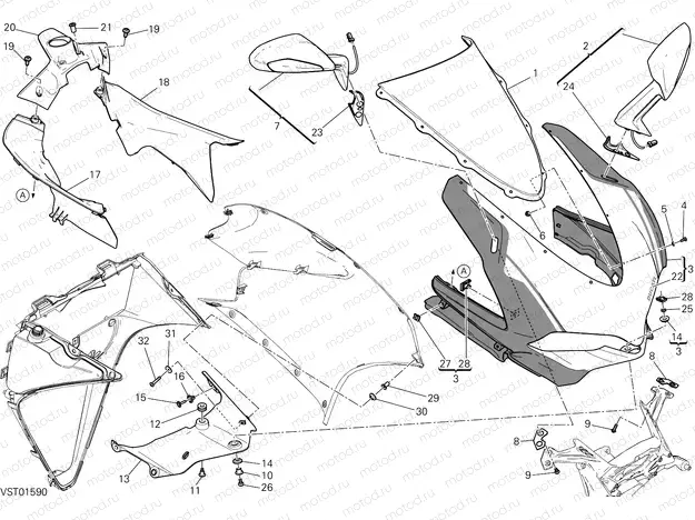 COWLING [MOD:1299S 90]
