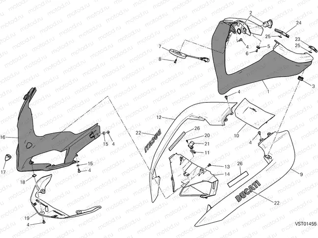 COWLING [MOD:MS1200SA;XST:EUR,FRA]