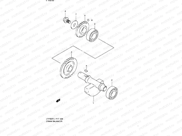 CRANK BALANCE SHAFT