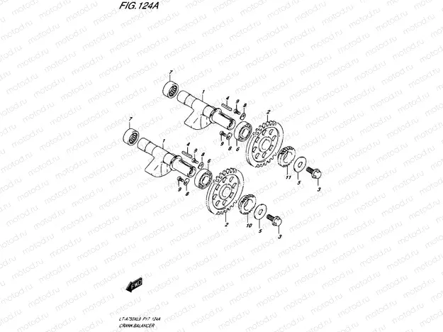 CRANK BALANCE SHAFT