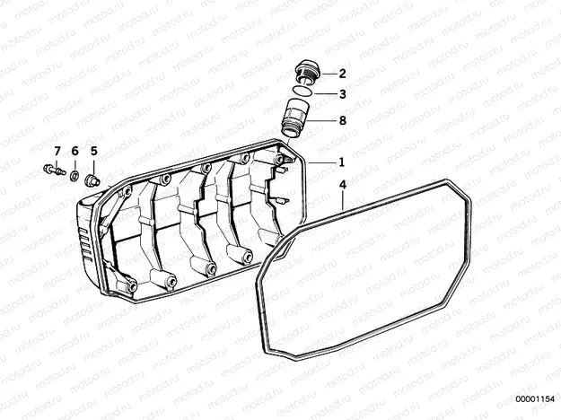 Crank case cover