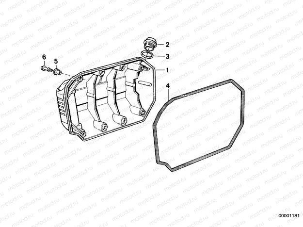Crank case cover