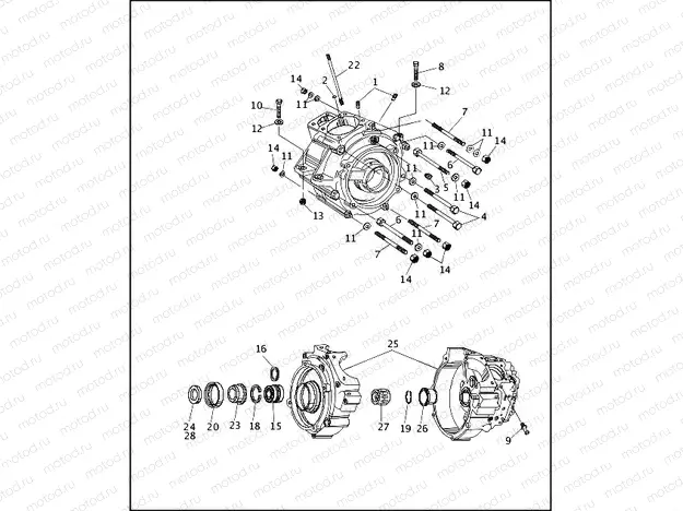 CRANKCASE (2 OF 2)