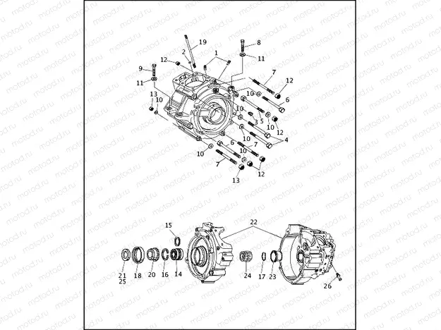 CRANKCASE (2 OF 2)