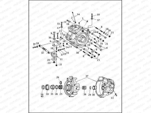 CRANKCASE (2 OF 3)