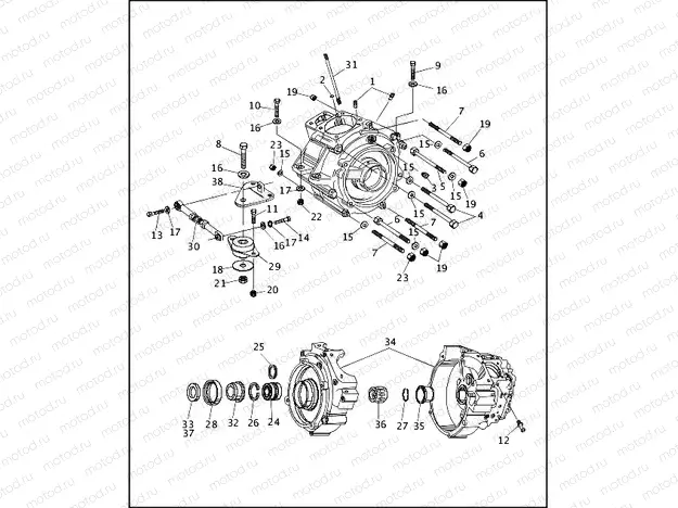 CRANKCASE (2 OF 3)