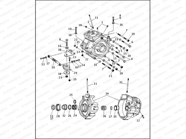 CRANKCASE (2 OF 3)