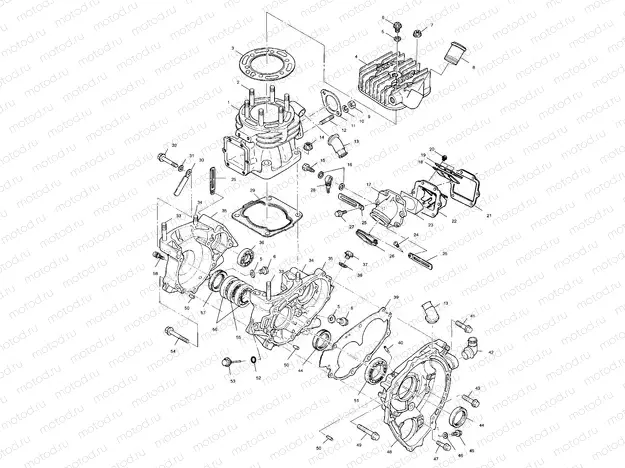 CRANKCASE and CYLINDER - A01CG38CA (4963916391C011) | CRANKCASE and CYLINDER - A01CG38CA (4963916391C011)